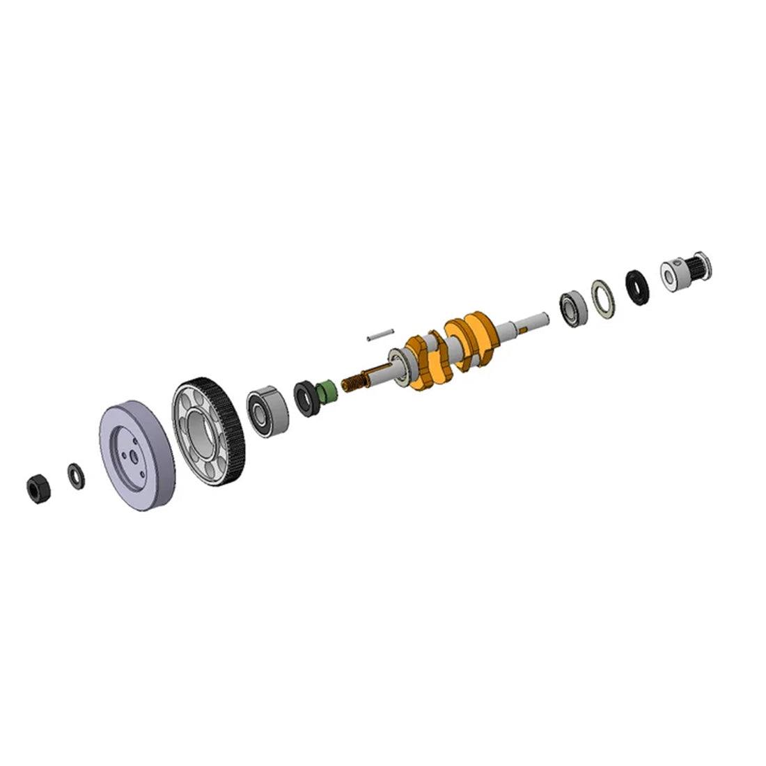 SEMTO ST-FL2 8.6cc 2 Cylinder Engine DIY Kits Nitro 4 Stroke Model Engine for Beginner - stirlingkit
