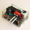 SEMTO ST-NF2 Custom Miniature Gas 2-cyliner Engine Models with 12V DC Generator Set One Key Start - stirlingkit