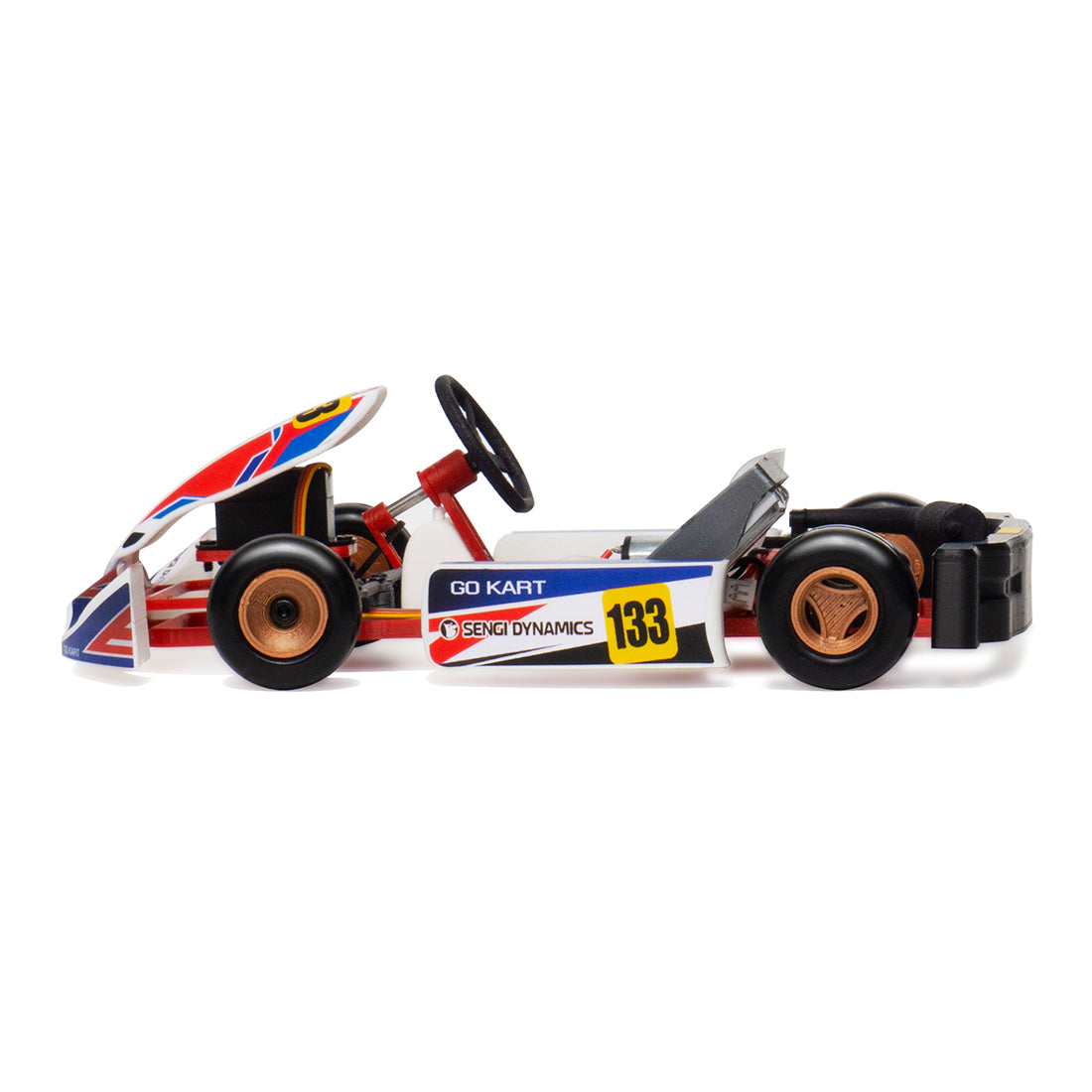 Sengi Kart-80 Mini RC Kart Build Your Own 1/32 Go-Kart Full Set - stirlingkit