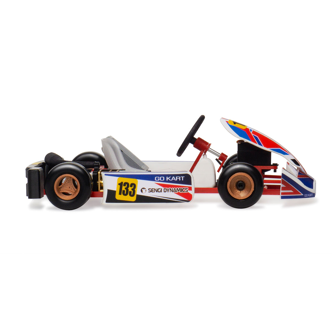 Sengi Kart-80 Mini RC Kart Build Your Own 1/32 Go-Kart Full Set - stirlingkit