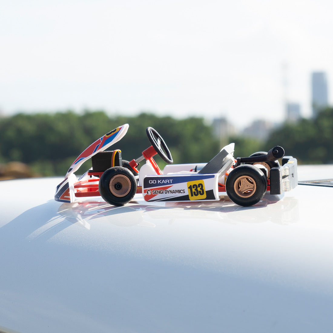 Sengi Kart-80 Mini RC Kart Build Your Own 1/32 Go-Kart Full Set - stirlingkit