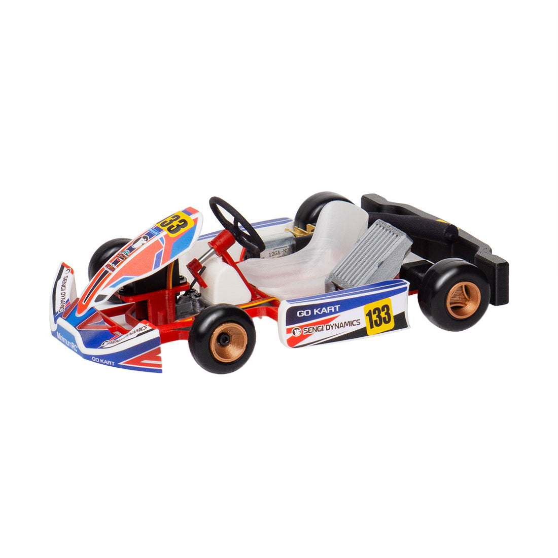 Sengi Kart-80 Mini RC Kart Build Your Own 1/32 Go-Kart Full Set