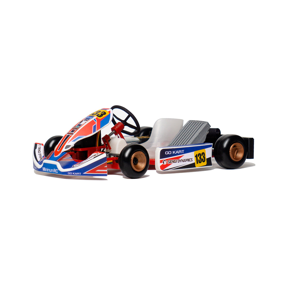 Sengi Kart-80 Mini RC Kart Build Your Own 1/32 Go-Kart Full Set - stirlingkit