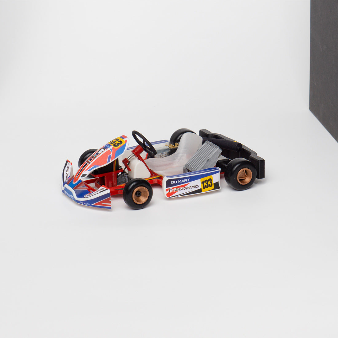 Sengi Kart-80 Mini RC Kart Build Your Own 1/32 Go-Kart Full Set - stirlingkit