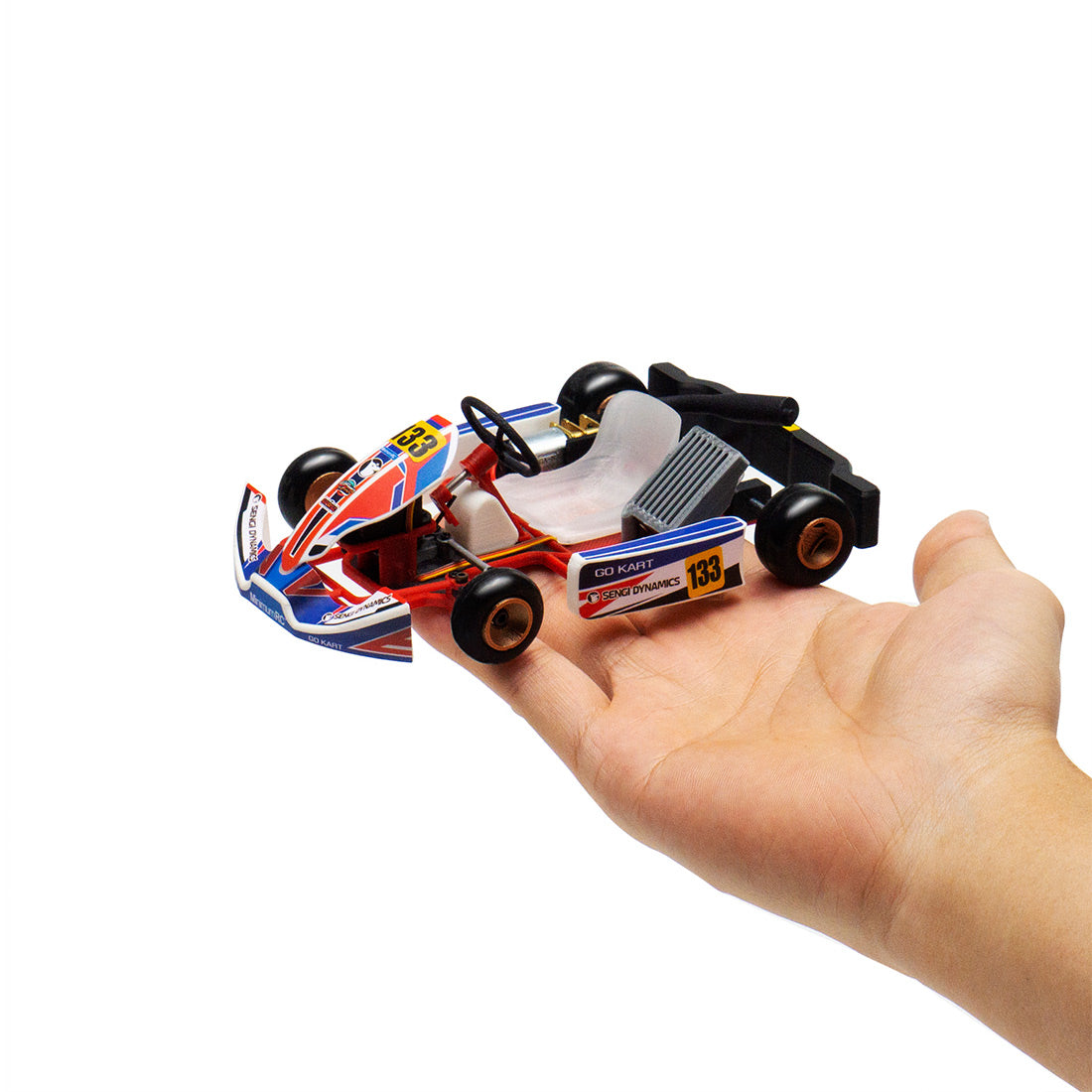 Sengi Kart-80 Mini RC Kart Build Your Own 1/32 Go-Kart Full Set - stirlingkit