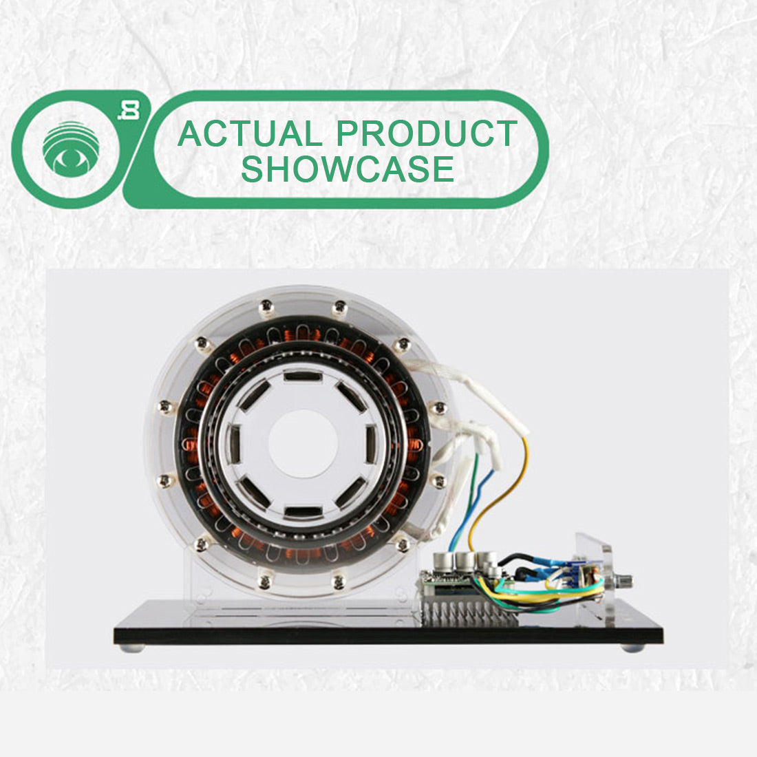 Shaftless Pump-Push Motor Model High-Power Brushless DC Inner-Rotor Motor 1000r/min - stirlingkit