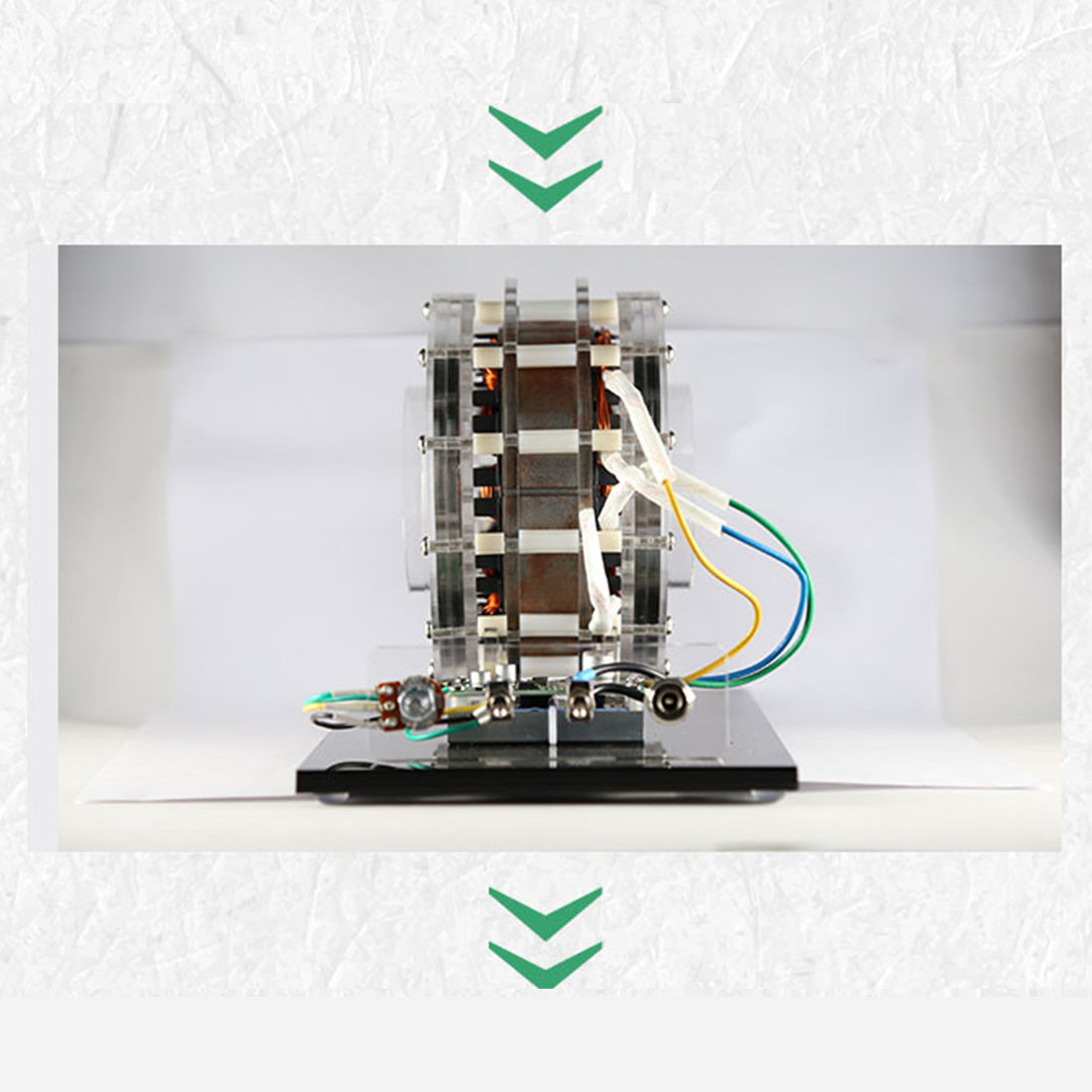 Shaftless Pump-Push Motor Model High-Power Brushless DC Inner-Rotor Motor 1000r/min - stirlingkit