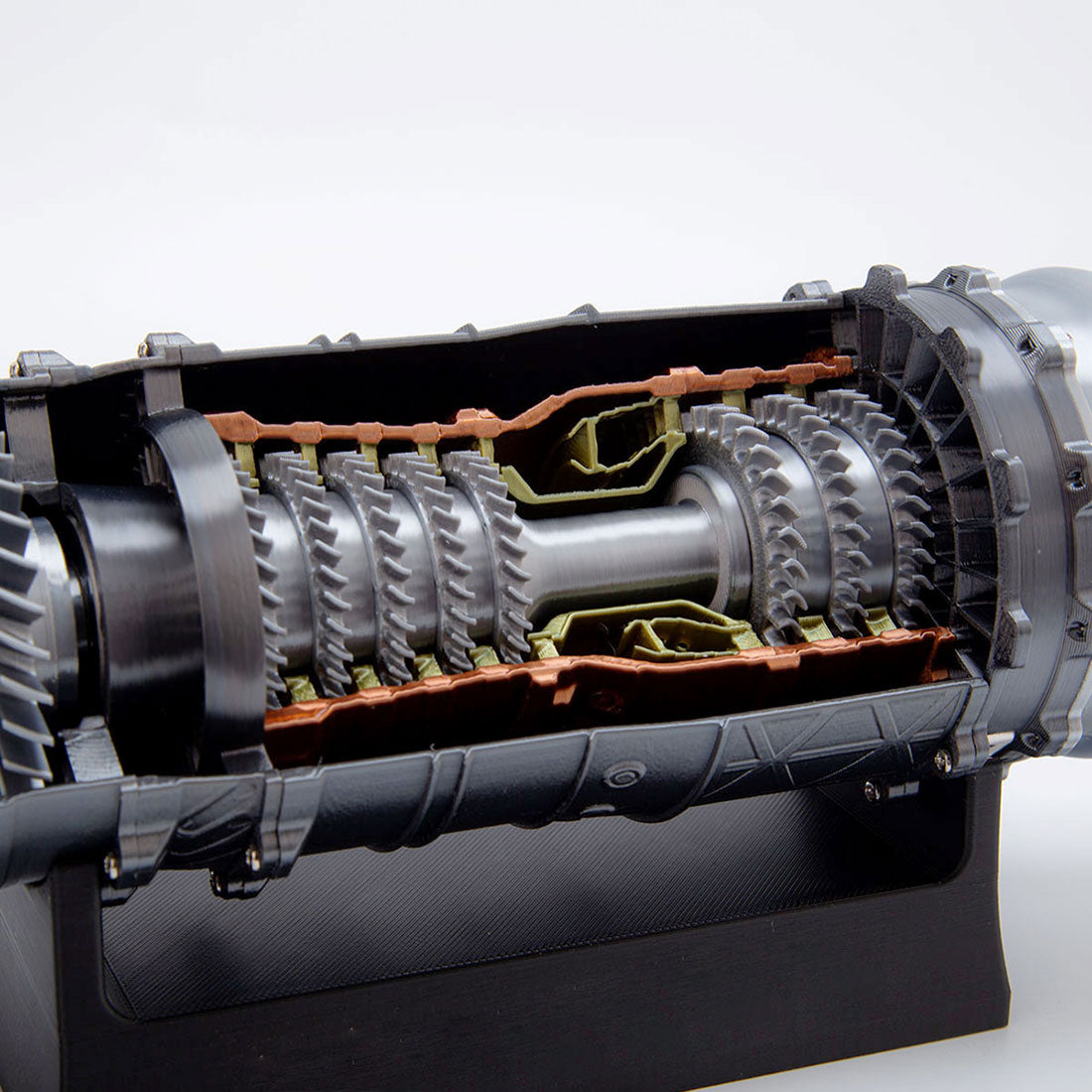 SKYMECHMAN Building a 1/18 Turbofan Engine Model Kit WS-15 Build Your Own Turbofan Engine that Works - stirlingkit