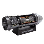 SKYMECHMAN Building a 1/18 Turbofan Engine Model Kit WS-15 Build Your Own Turbofan Engine that Works - stirlingkit