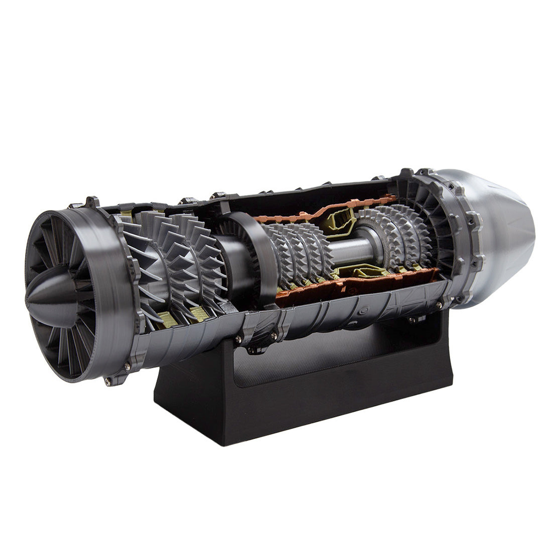 SKYMECHMAN Building a 1/18 Turbofan Engine Model Kit WS-15 Build Your Own Turbofan Engine that Works - stirlingkit