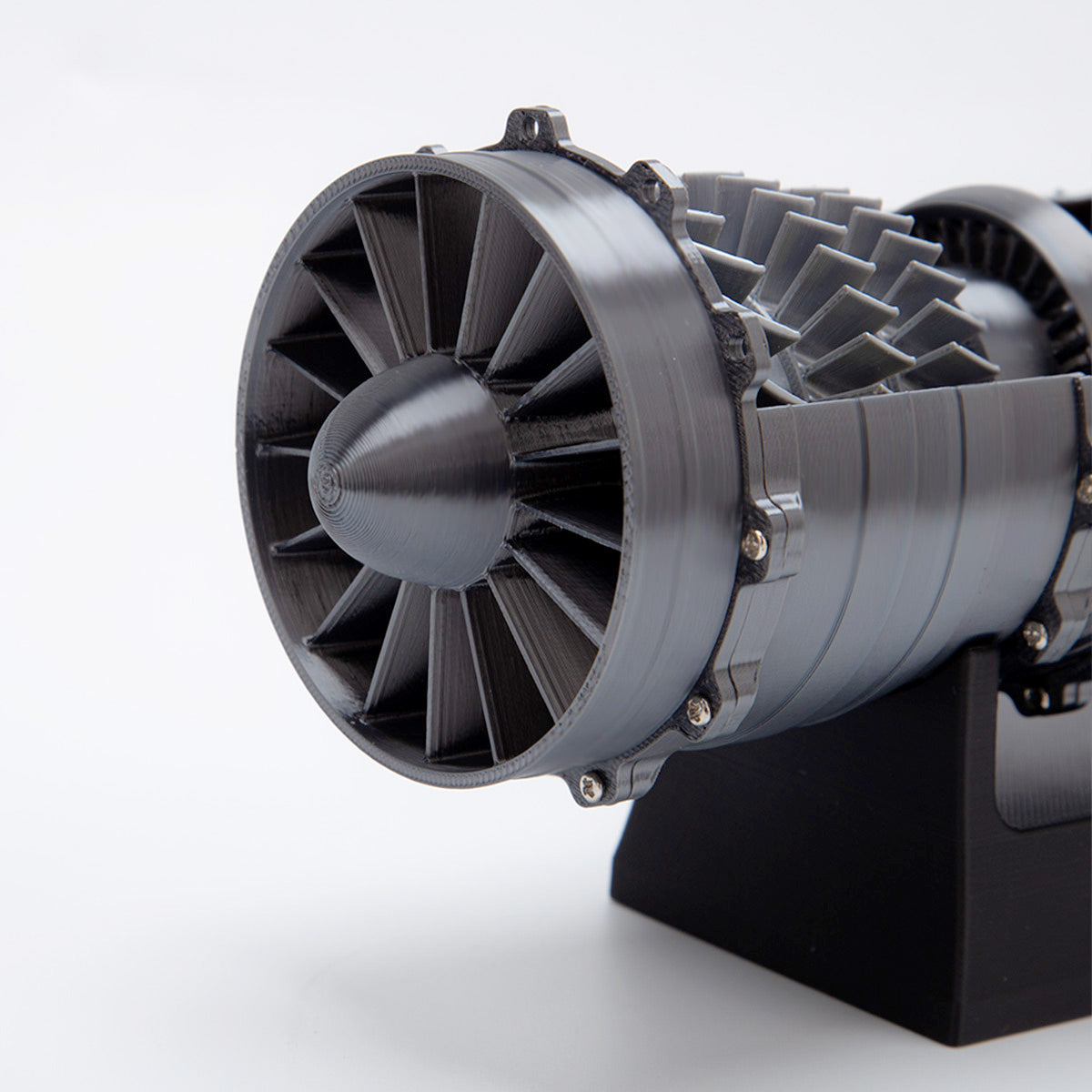 SKYMECHMAN Building a 1/18 Turbofan Engine Model Kit WS-15 Build Your Own Turbofan Engine that Works - stirlingkit