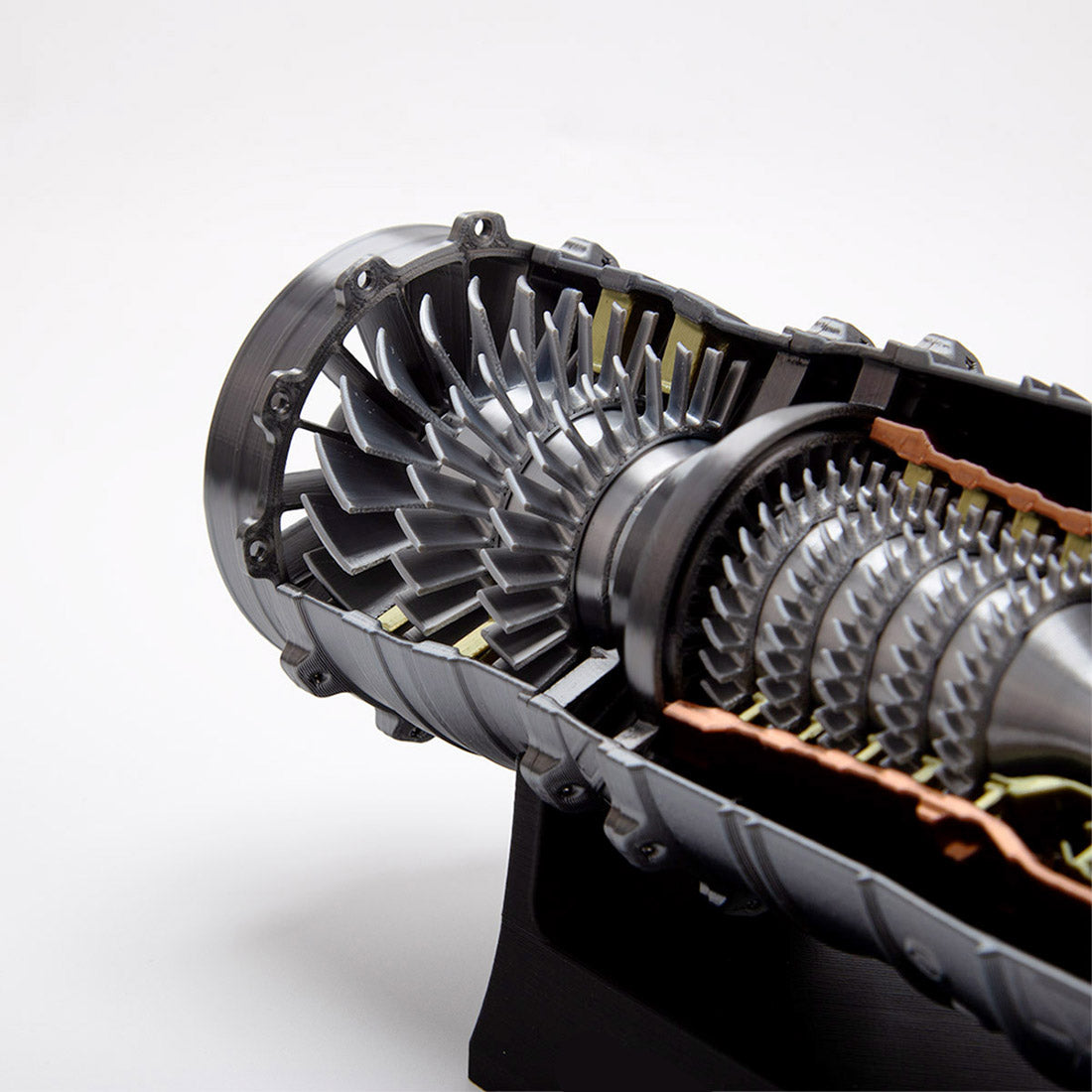 SKYMECHMAN Building a 1/18 Turbofan Engine Model Kit WS-15 Build Your Own Turbofan Engine that Works - stirlingkit