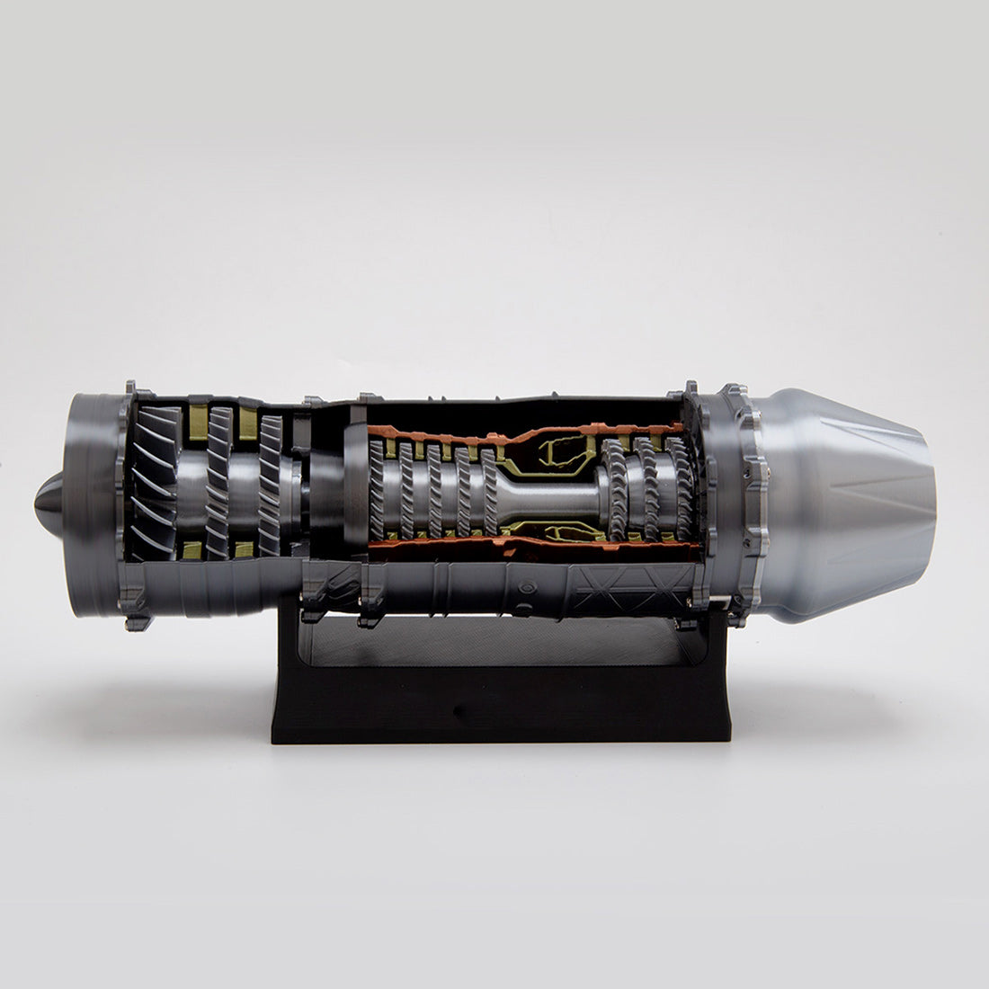 SKYMECHMAN Building a 1/18 Turbofan Engine Model Kit WS-15 Build Your Own Turbofan Engine that Works - stirlingkit