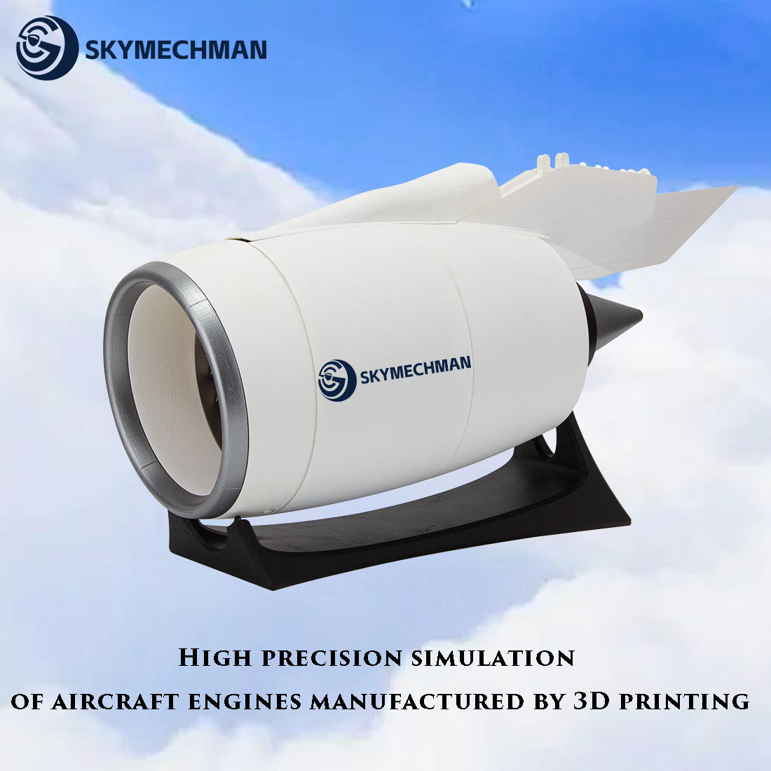 SkyMechman NTR-900 Building a 1/30 Turbofan Engine Model Kit - Build Your Own High Bypass Engine Nacelle that Works - stirlingkit