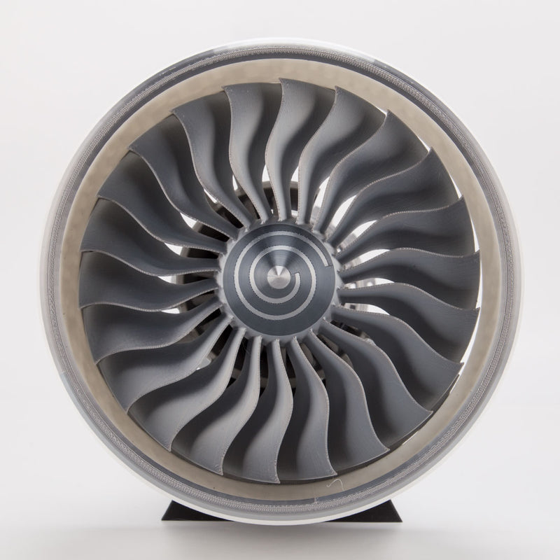 SKYMECHMAN TR900 Aircraft Turbofan Engine Model Kits 1/15 with LED Light Upgrade - stirlingkit