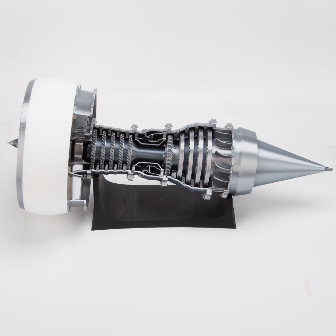 SKYMECHMAN TR900 Aircraft Turbofan Engine Model Kits 1/15 with LED Light Upgrade - stirlingkit