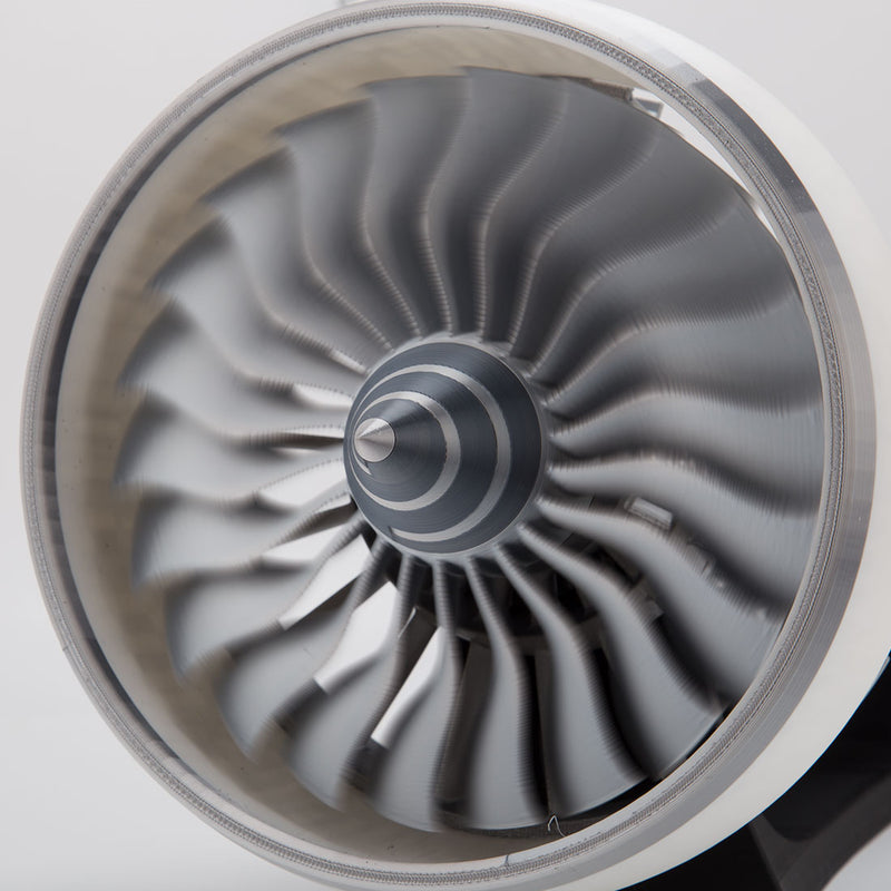 SKYMECHMAN TR900 Aircraft Turbofan Engine Model Kits 1/15 with LED Light Upgrade - stirlingkit