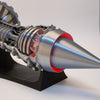 SKYMECHMAN TR900 Aircraft Turbofan Engine Model Kits 1/15 with LED Light Upgrade - stirlingkit