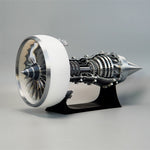 SKYMECHMAN TR900 Aircraft Turbofan Engine Model Kits 1/15 with LED Light Upgrade - stirlingkit
