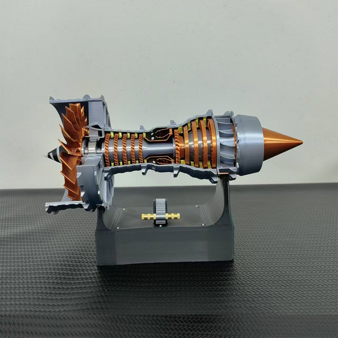 SKYMECHMAN TRENT 900 LED Turbofan Engine Model Building Kit Aircraft Engine for Kids - stirlingkit