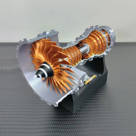 SKYMECHMAN TRENT 900 LED Turbofan Engine Model Building Kit Aircraft Engine for Kids - stirlingkit