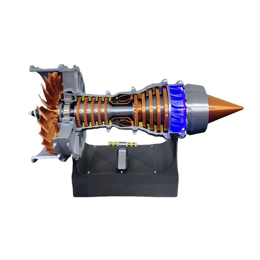 SKYMECHMAN TRENT 900 LED Turbofan Engine Model Building Kit Aircraft Engine for Kids - stirlingkit