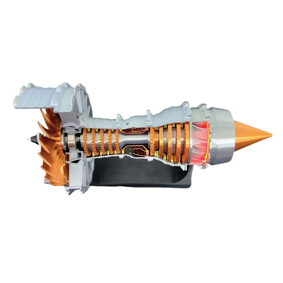 SKYMECHMAN TRENT 900 LED Turbofan Engine Model Building Kit Aircraft Engine for Kids - stirlingkit