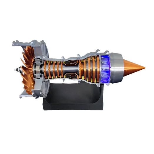 SKYMECHMAN TRENT 900 LED Turbofan Engine Model Building Kit Aircraft Engine for Kids - stirlingkit
