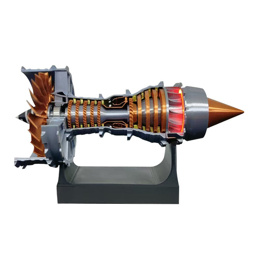 SKYMECHMAN TRENT 900 LED Turbofan Engine Model Building Kit Aircraft Engine for Kids - stirlingkit