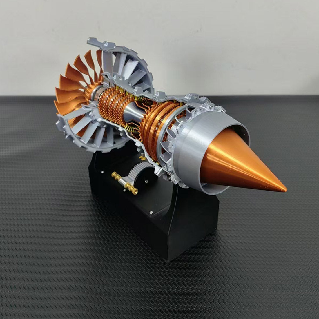SKYMECHMAN TRENT 900 LED Turbofan Engine Model Building Kit Aircraft Engine for Kids - stirlingkit