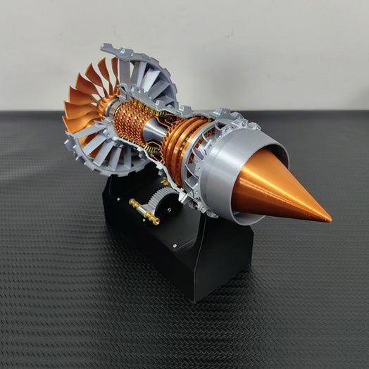 SKYMECHMAN TRENT 900 LED Turbofan Engine Model Building Kit Aircraft Engine for Kids - stirlingkit
