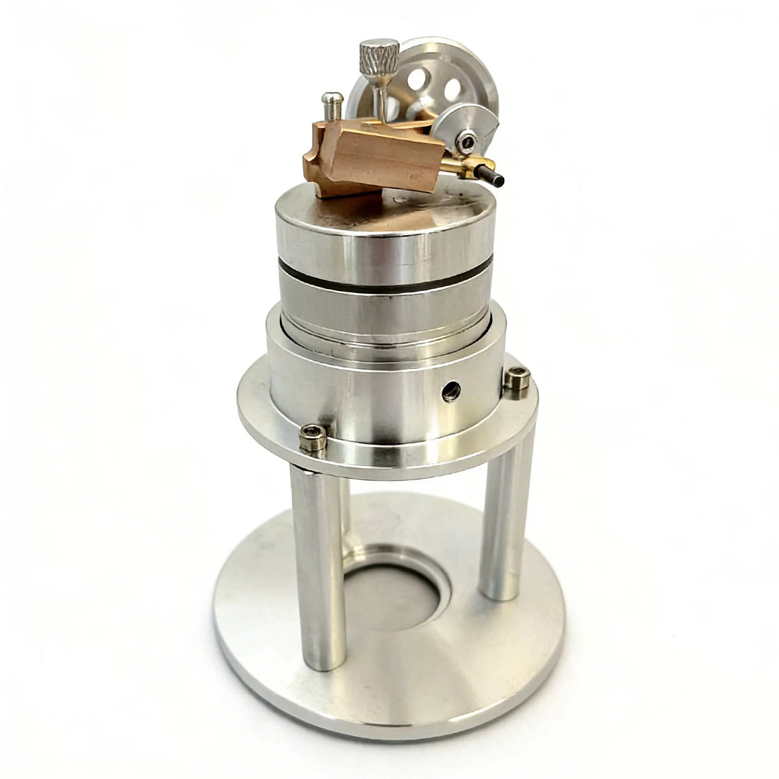 Small Vertical Single Cylinder Steam Engine Model - stirlingkit