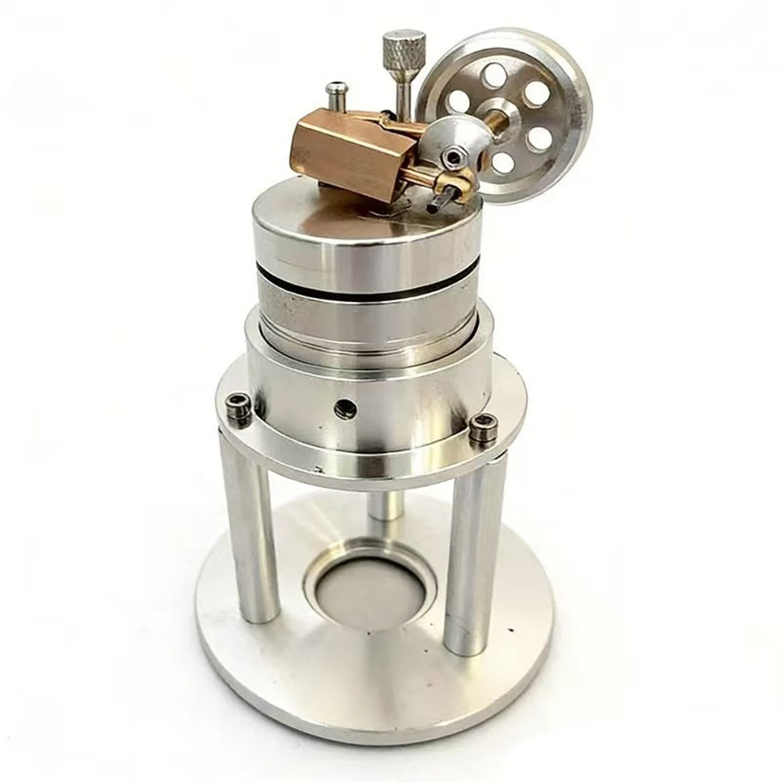 Small Vertical Single Cylinder Steam Engine Model - stirlingkit