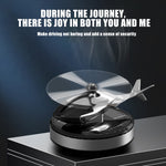 Solar Helicopter for car Air Freshener Diffuser Silver - stirlingkit