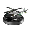 Solar Helicopter for car Air Freshener Diffuser Silver - stirlingkit