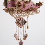 Steampunk Airship DIY 3D Wooden Flyship Model Kits Gift for Her - stirlingkit