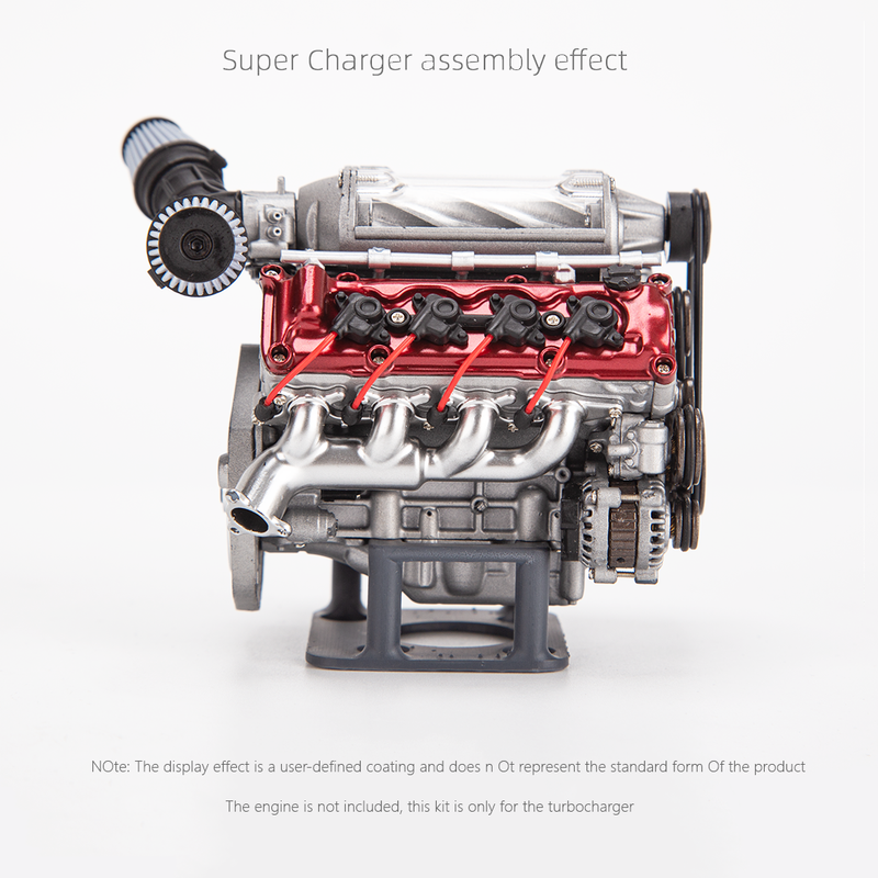 Supercharger For MAD RC V8 Engine Kits That Works - stirlingkit