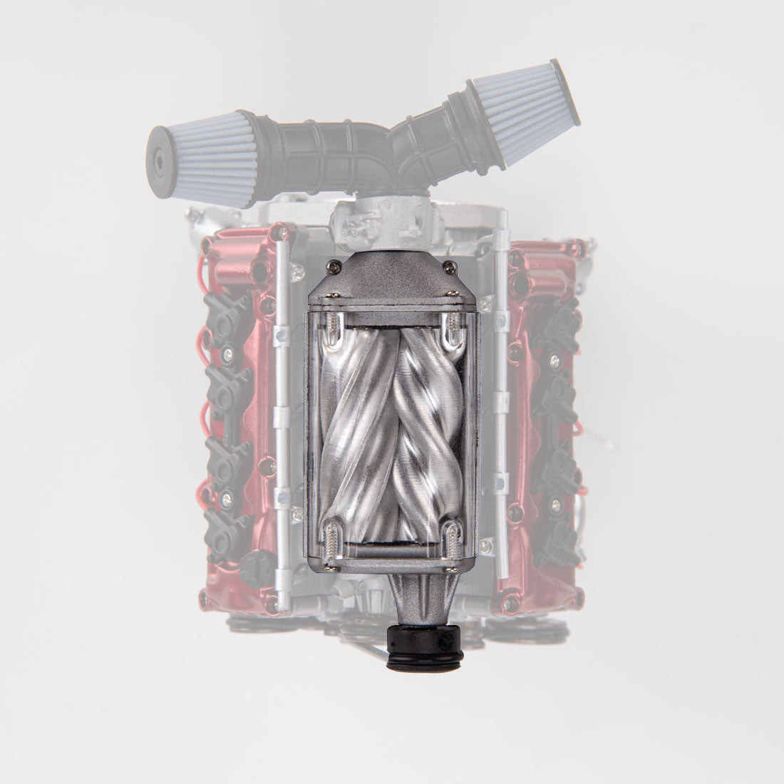 Supercharger For MAD RC V8 Engine Kits That Works - stirlingkit