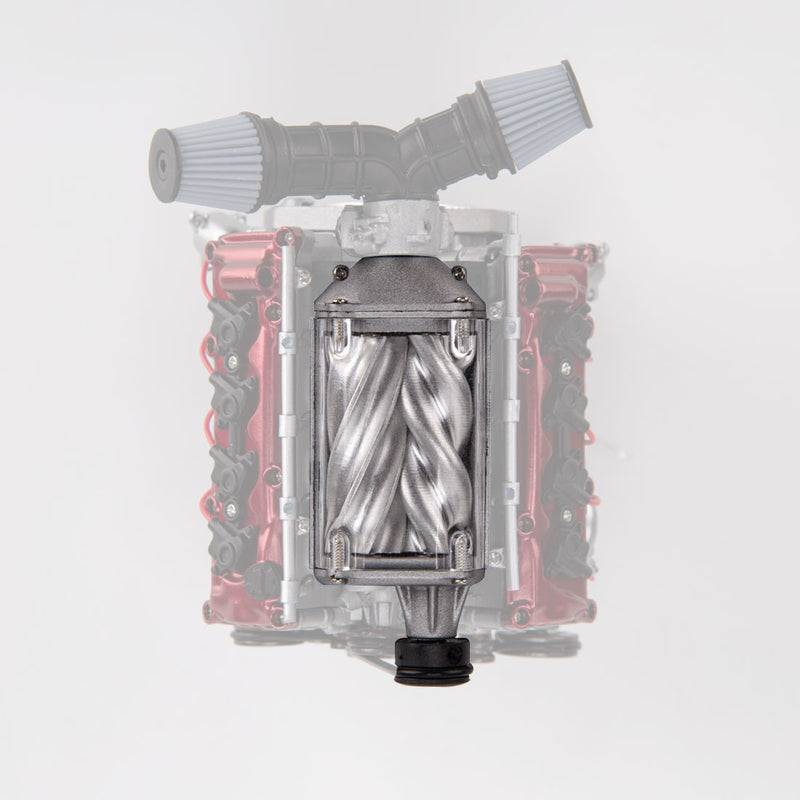 Supercharger For MAD RC V8 Engine Kits That Works - stirlingkit