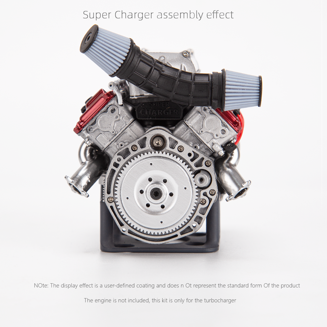 Supercharger For MAD RC V8 Engine Kits That Works - stirlingkit