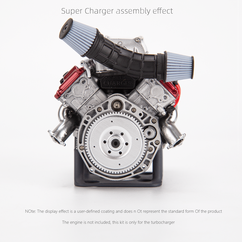 Supercharger For MAD RC V8 Engine Kits That Works - stirlingkit