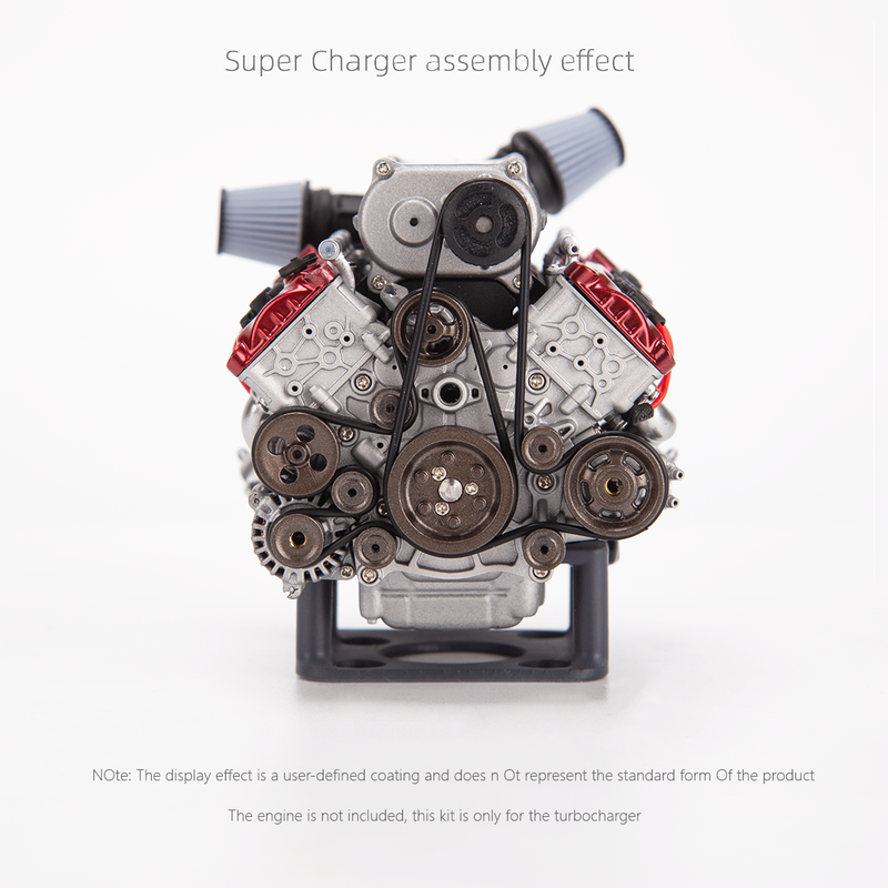Supercharger For MAD RC V8 Engine Kits That Works - stirlingkit