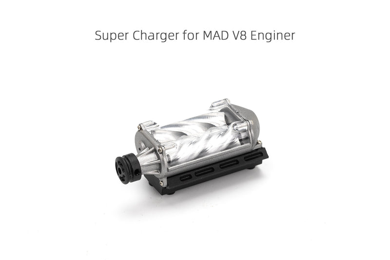 Supercharger For MAD RC V8 Engine Kits That Works - stirlingkit