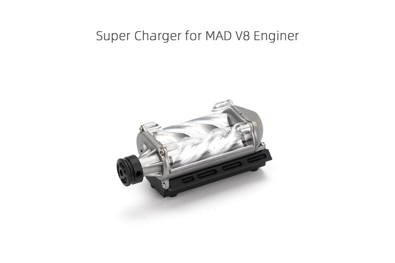 Supercharger For MAD RC V8 Engine Kits That Works - stirlingkit