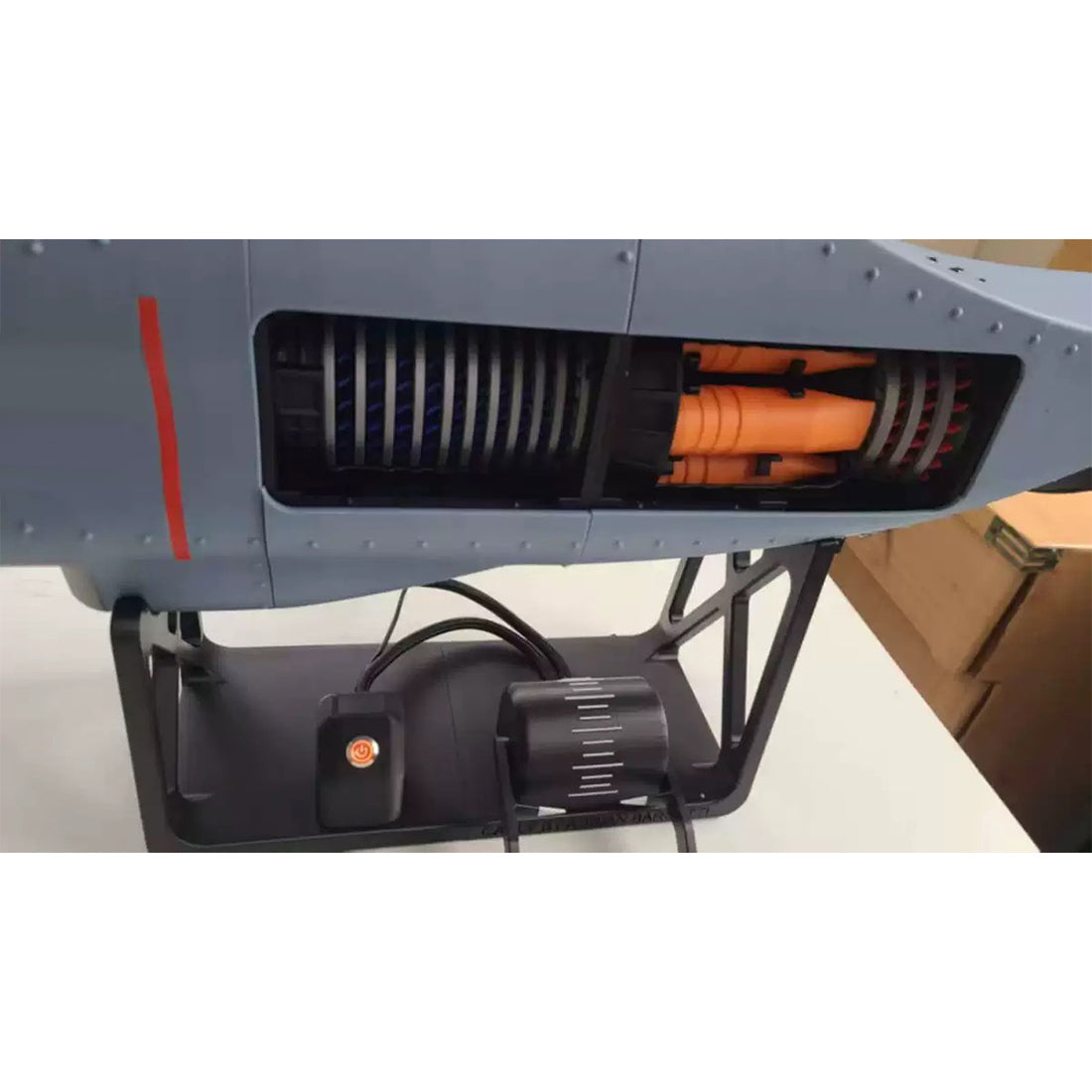 T-56 Huge Turboprop Engine Model Kits 3D Printing C-130 Military Transport Aircraft Engine Model Kits - stirlingkit