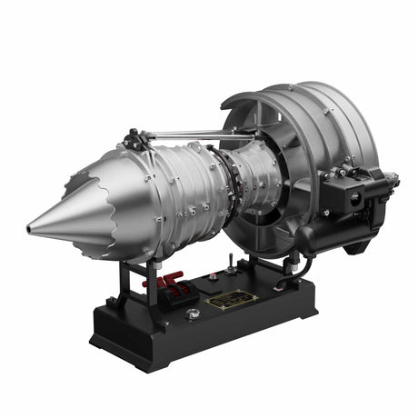 TECHING 1/12 Scale Dual Spool Cutaway Turbofan Engine Model Kits Build your Own Jet Engine Kit That Runs 300+pcs DM121 - stirlingkit