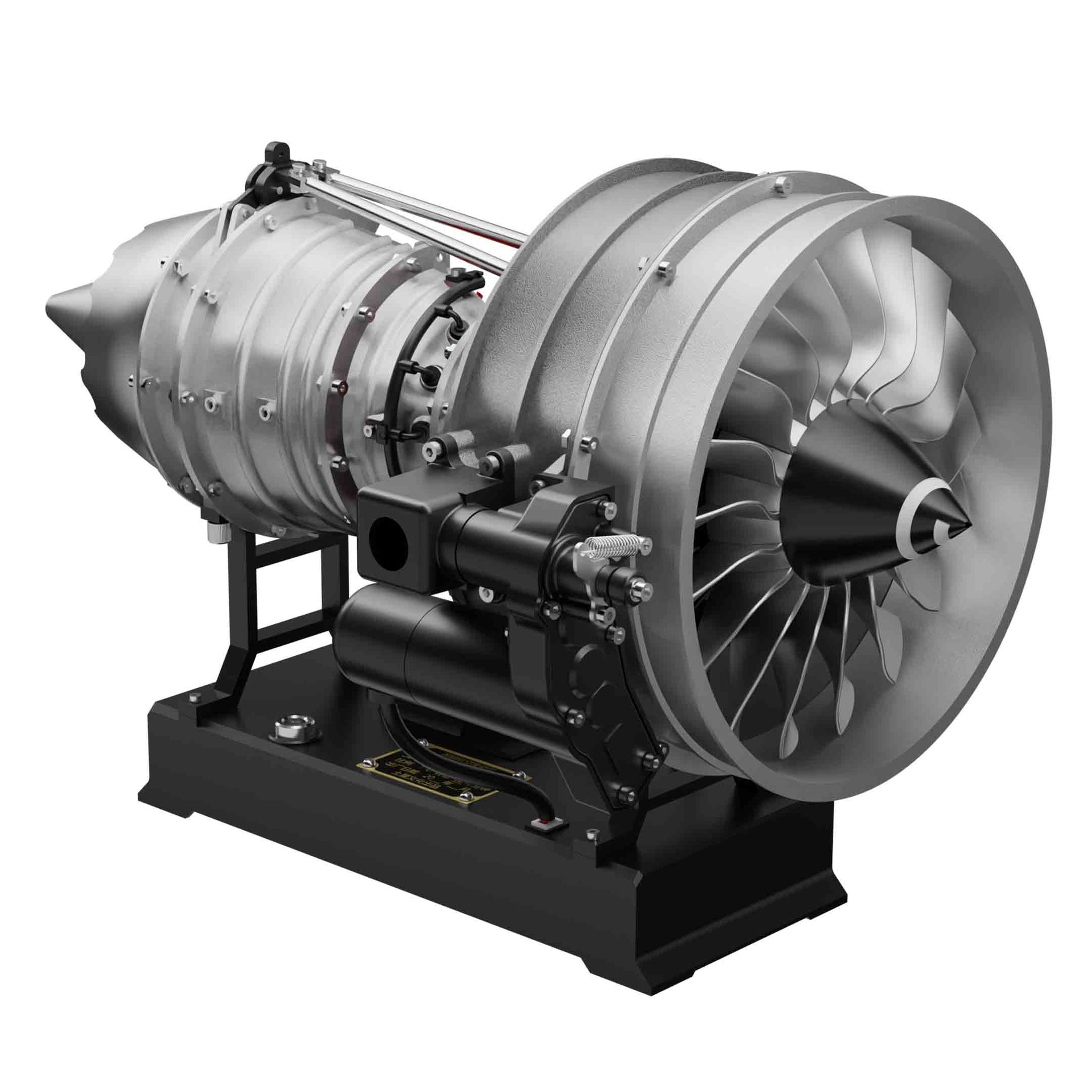 TECHING 1/12 Scale Dual Spool Cutaway Turbofan Engine Model Kits Build your Own Jet Engine Kit That Runs 300+pcs DM121 - stirlingkit