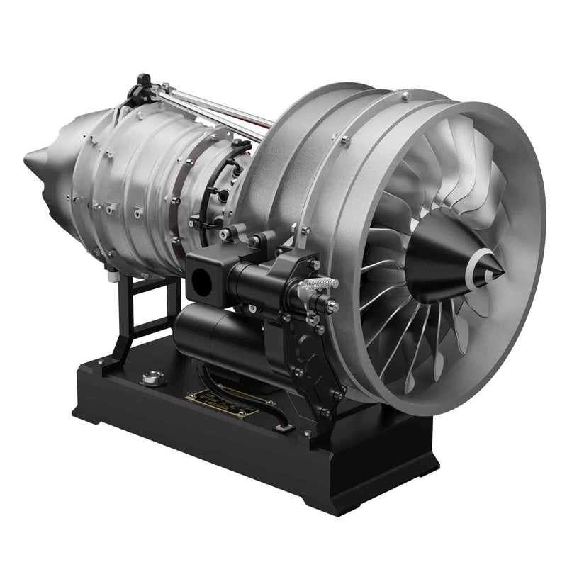 TECHING 1/12 Scale Dual Spool Cutaway Turbofan Engine Model Kits Build ...