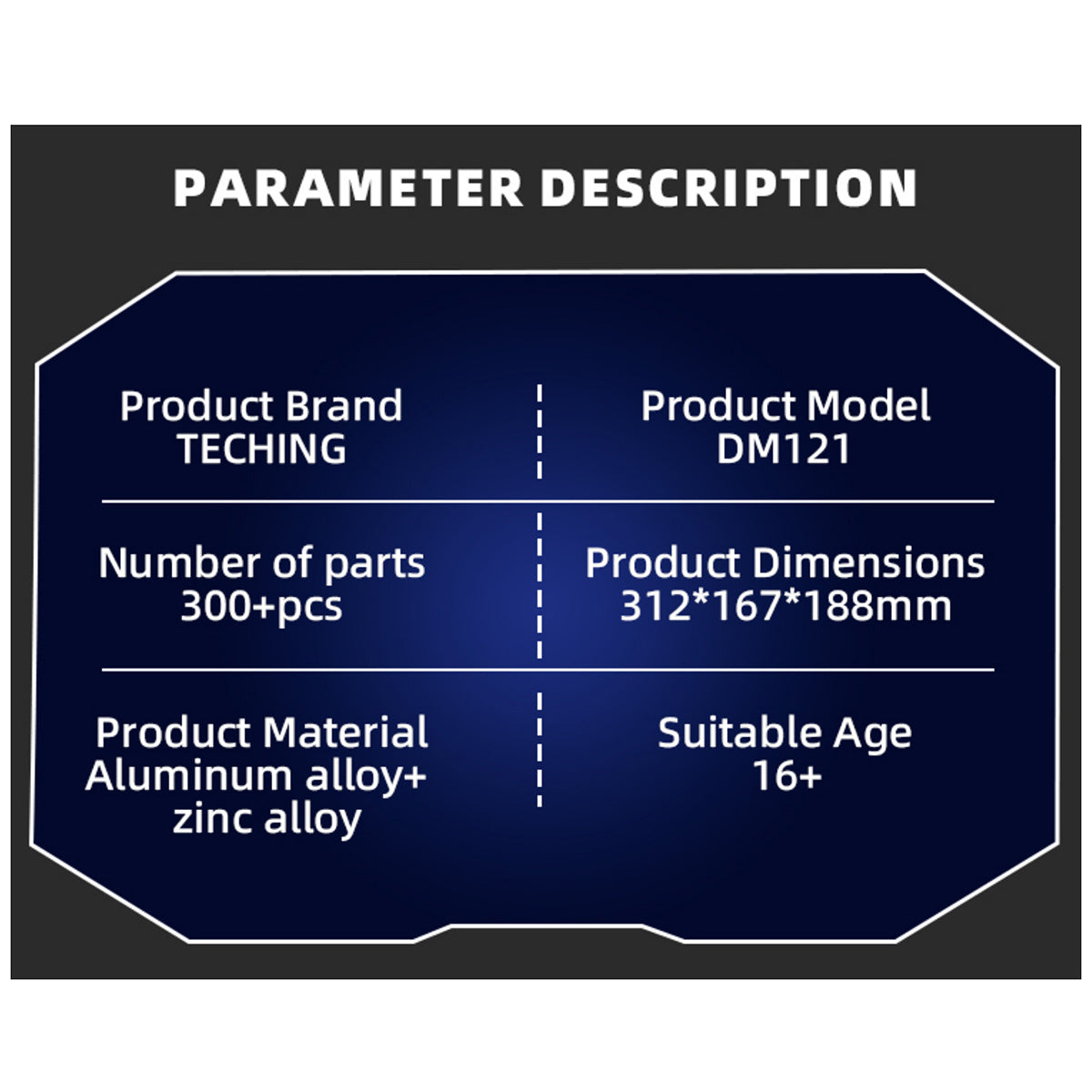 TECHING 1/12 Scale Dual Spool Cutaway Turbofan Engine Model Kits Build your Own Jet Engine Kit That Runs 300+pcs DM121 - stirlingkit