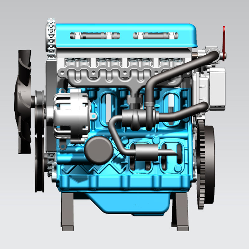 TECHING Build Your Own 4 Cylinder Engine Kits for Adults with Turbocharger DM111 Upgrade - stirlingkit